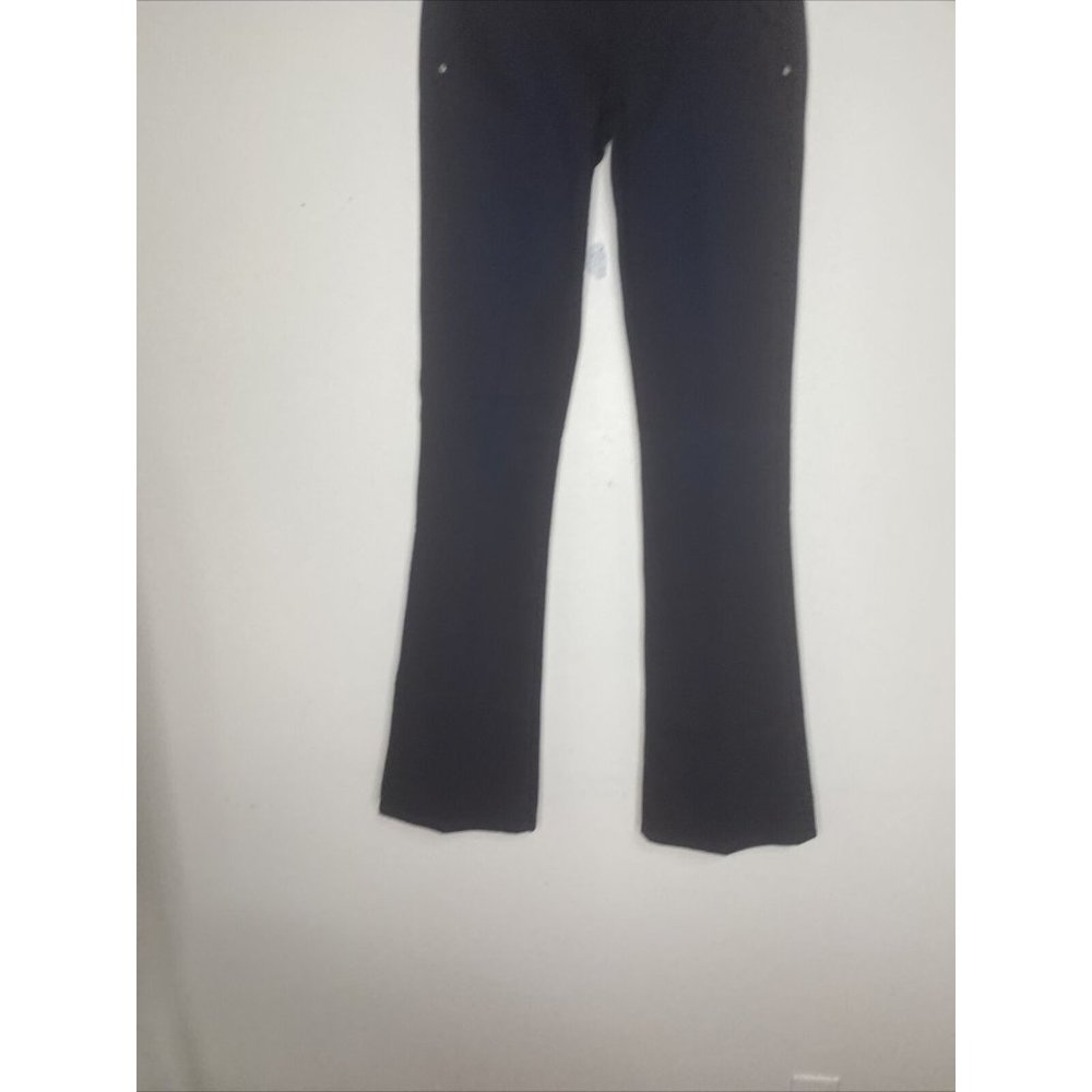New 7 For All Mankind Women's Kaylie Black Pants Pocket Trouser Boot Cut Sz 24